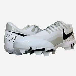 Nike Vapor Edge Shark Football Elite Cleat White Grey DQ5114-100 Men’s Size 13
